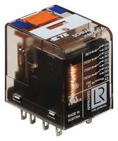 TE CONNECTIVITY - SCHRACK PT580024.. RELAY, 4PDT, 24VDC, 6A, SOCKET