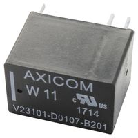 AXICOM - TE CONNECTIVITY V23101D 107B201 SIGNAL RELAY, SPDT, 1.25A, 125VAC, TH