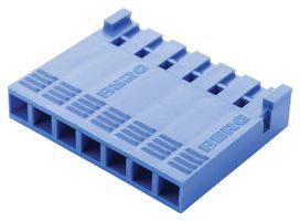AMPHENOL COMMUNICATIONS SOLUTIONS 65240-007LF RCPT HOUSING, 7POS, GF POLYESTER, BLUE