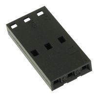 MOLEX 50-57-9003 CONNECTOR, RCPT, 3POS, 1ROW, 2.54MM