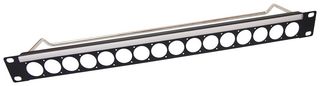 CLIFF ELECTRONIC COMPONENTS CP30152 PATCH PANEL, XLR, 16P, 1U, 4-40 HOLES