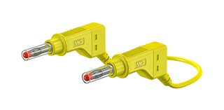 STAUBLI 66.9407-200-24 PVC TEST LEAD, YELLOW, 2M, 600V, 32A