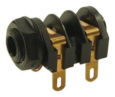 CLIFF ELECTRONIC COMPONENTS CL11607 CONN, MONO JACK, SOCKET, 6.35MM, PANEL