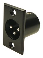 CLIFF ELECTRONIC COMPONENTS FC6106 CONNECTOR, XLR, JACK, 3POS, PANEL