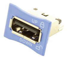 TE CONNECTIVITY 1775690-2 USB CONNECTOR, 2.0 TYPE A, RCPT, THT