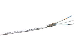 RAYCHEM - TE CONNECTIVITY M27500-22SD3T23 SHLD FLEX CABLE, 3COND, 22AWG, 100M