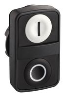 SCHNEIDER ELECTRIC ZB5AA7121 SWITCH HEAD, WHITE-I/BLACK-O, PB SWITCH