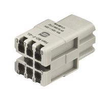 HARTING 09360082732 HEAVY DUTY INSERT, RCPT, 8POS, 1.5MM2