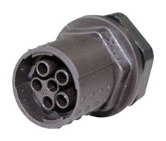 AMPHENOL SINE/TUCHEL C115 E05 041 G1 SENSOR CONNECTOR, M15, RCPT, 6POS, PANEL