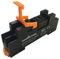 MULTICOMP MCSRT05-A +SR20 RELAY SOCKET, 300V, 16A, DIN RAIL