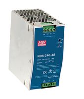 MEAN WELL NDR-240-24 POWER SUPPLY, AC-DC, 24V, 10A, FIXED