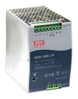 MEAN WELL SDR-480-24 POWER SUPPLY, AC-DC, 24V, 20A