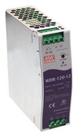 MEAN WELL WDR-120-12 POWER SUPPLY, AC-DC, 12V, 10A