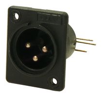 CLIFF ELECTRONIC COMPONENTS CP30007 CONNECTOR, XLR, RECEPTACLE, 3POS, PANEL