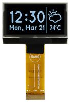 MIDAS DISPLAYS MCOT128064B1V-WM DISPLAY, 128 X 64, COB, WHT ON BLK, SPI