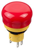 IDEC AB6E-3BV02PTRH E-STOP PB SW, DPST-NC, 5A, 125V, QC