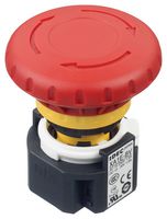 IDEC XA1E-BV413R E-STOP PB SW, 3PST-NC, SPST-NO, 3A, 250V