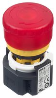 IDEC XA1E-LV313Q4R E-STOP PB SW, 3PST-NC, SPST-NO, 3A, 250V