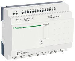 SCHNEIDER ELECTRIC SR2D201BD COMPACT SMART RELAY, 22 I/O, 24V