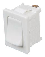 MARQUARDT 01801.6101-02 ROCKER SWITCH, SPST, 10A, 250VAC, WHITE