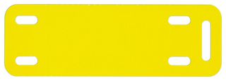PANDUIT M300X050Y6C MARKER PLATE, 76.2 X 12.7MM, YELLOW,PK50