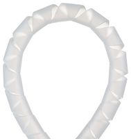 PANDUIT T50F-C SPIRAL WRAP, PE, NATURAL, 0.5IN OD, 100F