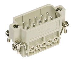 HARTING 09200102614 HEAVY DUTY INSERT, PLUG, 10POS, 2.5MM2