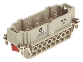 HARTING 09340062601 HEAVY DUTY INSERT, PLUG, 8POS, 2.5MM2