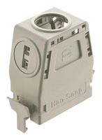 HARTING 09330100401 HOOD, TOP/SIDE ENTRY, 10B, LATCH
