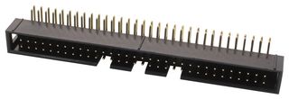 MULTICOMP PRO MC-254-64-00-RA-DIP CONN, HEADER, R/A, 64POS, 2ROW, 2.54MM