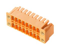 WEIDMULLER 1041030000 TERMINAL BLOCK, HEADER, 18POS, TH