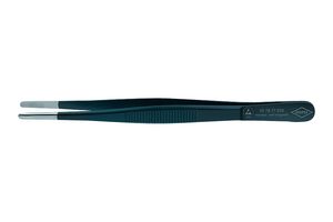 KNIPEX 92 78 77 ESD TWEEZER, STRAIGHT, ROUND, SS, 145MM