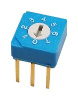 NIDEC COMPONENTS S-8030 ROTARY CODE SW, 8P, OCTAL COMP, 0.1A/5V