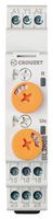 CROUZET BL2R08MV1 TIME DELAY RELAY, DPDT, 0.5S-10DAY, 240V