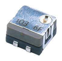 NIDEC COMPONENTS ST-7ETA103 TRIMMER POT, CERMET, 10K, 3TURN, SMD