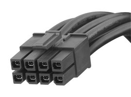 MOLEX 45136-0803 CABLE ASSY, 8POS, RCPT-RCPT, 300MM