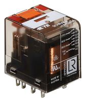 TE CONNECTIVITY - SCHRACK PT370524. POWER RELAY, 3PDT, 10A, 240VAC, SOCKET