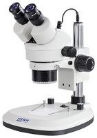 KERN OZL 466 STEREO MICROSCOPE, TRINOCULAR, 0.7X-4.5X