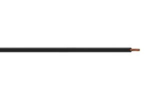 STAUBLI 60.7008-999-21 HOOK-UP WIRE, 17AWG, BLACK, 5M