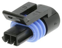 APTIV / DELPHI 12162193 AUTOMOTIVE HOUSING, RCPT, 2P, PA66, BLK