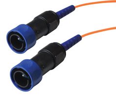 BULGIN LIMITED PXF4055BAC FIBRE OPTIC LEAD ASSY, LC, MM, 25M