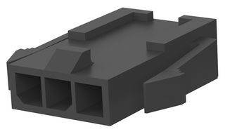 AMP - TE CONNECTIVITY 1445048-3 PLUG HOUSING, 3POS, NYLON 66/6, BLACK