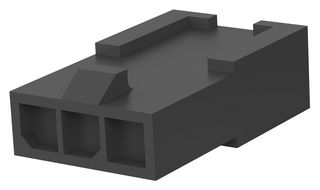 AMP - TE CONNECTIVITY 1445049-3 PLUG HOUSING, 3POS, NYLON 66/6, BLACK