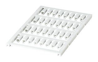 PHOENIX CONTACT 0827176 CONDUCTOR MARKER, 12MM X 4.5MM, WHITE