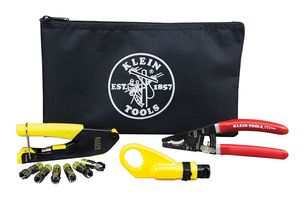 KLEIN TOOLS VDV026-211 COAX CABLE INSTALLATION KIT, 10PC