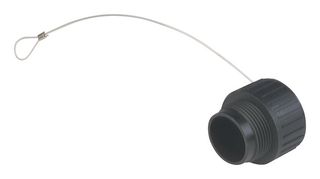 HIRSCHMANN CM 06 SD 20 PROTECTION CAP, PA 6.6, BLACK, CIR CONN