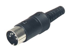 HIRSCHMANN MAS 50 S SCHWARZ/BLACK DIN AUDIO/VIDEO CONN, PLUG, 5POS, PE