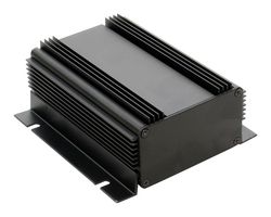 HAMMOND 1455KHD1201BK. ENCLOSURE, WALL MOUNT, ALUMINIUM, BLACK
