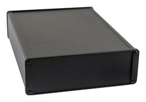 HAMMOND 1457T2201EBK ENCLOSURE, PCB BOX, ALUM, BLACK
