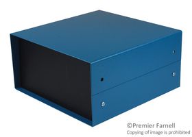 HAMMOND 1458C3B ENCLOSURE, INSTRUMENT, STEEL, BLUE